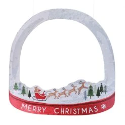 AMSCAN Merry Little Christmas Customisable Photo Booth Frame