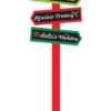 AMSCAN Christmas Arrow Yard Sign 55cm 2 AMSCAN Christmas Arrow Yard Sign 55cm -PARTY SUPPLIES SHOP 190479 sign