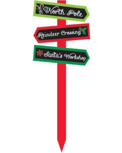 AMSCAN Christmas Arrow Yard Sign 55cm