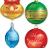 Christmas Ornament Cutouts Pack Of 4 1 Christmas Ornament Cutouts Pack Of 4 -PARTY SUPPLIES SHOP 22826 ornament