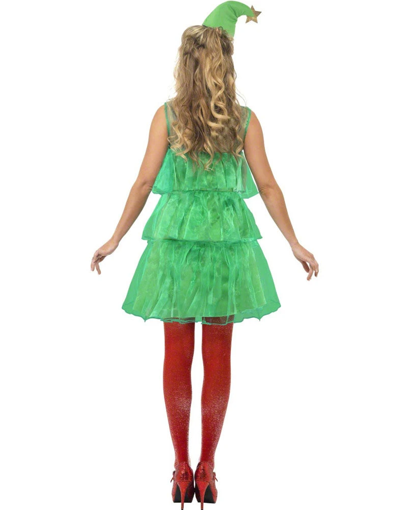 Smiffys Christmas Tree Tutu Womens Costume 5 Smiffys Christmas Tree Tutu Womens Costume - Image 3