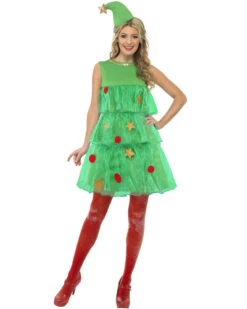 Smiffys Christmas Tree Tutu Womens Costume