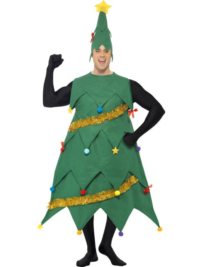Smiffys Deluxe Christmas Tree Adult Costume 3 Smiffys Deluxe Christmas Tree Adult Costume