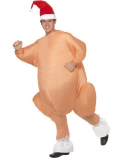 Smiffys Inflatable Christmas Roast Turkey Adult Costume