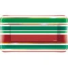 Chic Christmas 23cm Foil Stamped Rectangle Paper Plates Pack Of 8 2 Chic Christmas 23cm Foil Stamped Rectangle Paper Plates Pack Of 8 -PARTY SUPPLIES SHOP 51275 recplate