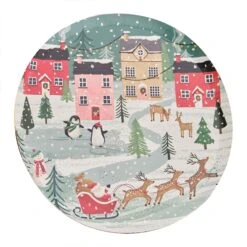 AMSCAN Merry Little Christmas Paper Plates
