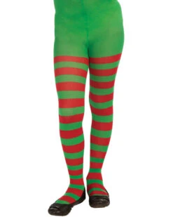 Forum Novelties Girls Striped Christmas Tights