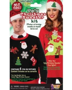Fun World Ugly Christmas Sweater Do It Yourself Kit
