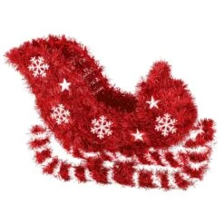 AMSCAN Christmas 3D Tinsel Sleigh