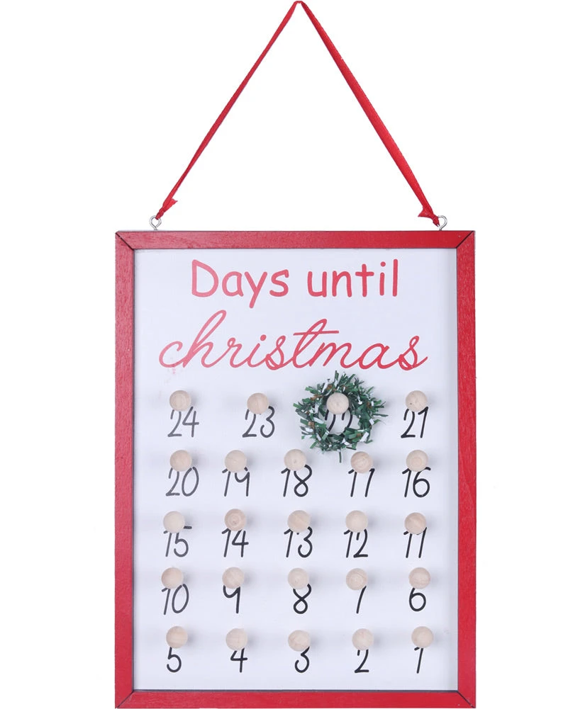 Count Down To Christmas Wooden Calendar 3 Count Down To Christmas Wooden Calendar