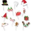 AMSCAN Christmas Fun Photo Props Pack Of 12 -PARTY SUPPLIES SHOP b1734f5ba5fa5278fc1f43ee28e62e5b