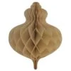 AMSCAN Christmas Honeycomb Natural Bauble Decoration 40cm -PARTY SUPPLIES SHOP ca9d08365742a043f3b8923d97f9aeff