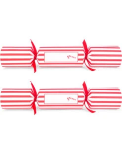 Candy Tag Personalised Christmas Crackers Pack Of 12