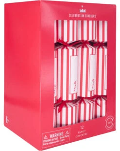 Candy Tag Personalised Christmas Crackers Pack Of 12 -PARTY SUPPLIES SHOP candy tag personalised christmas crackers pack of 12 cu0711