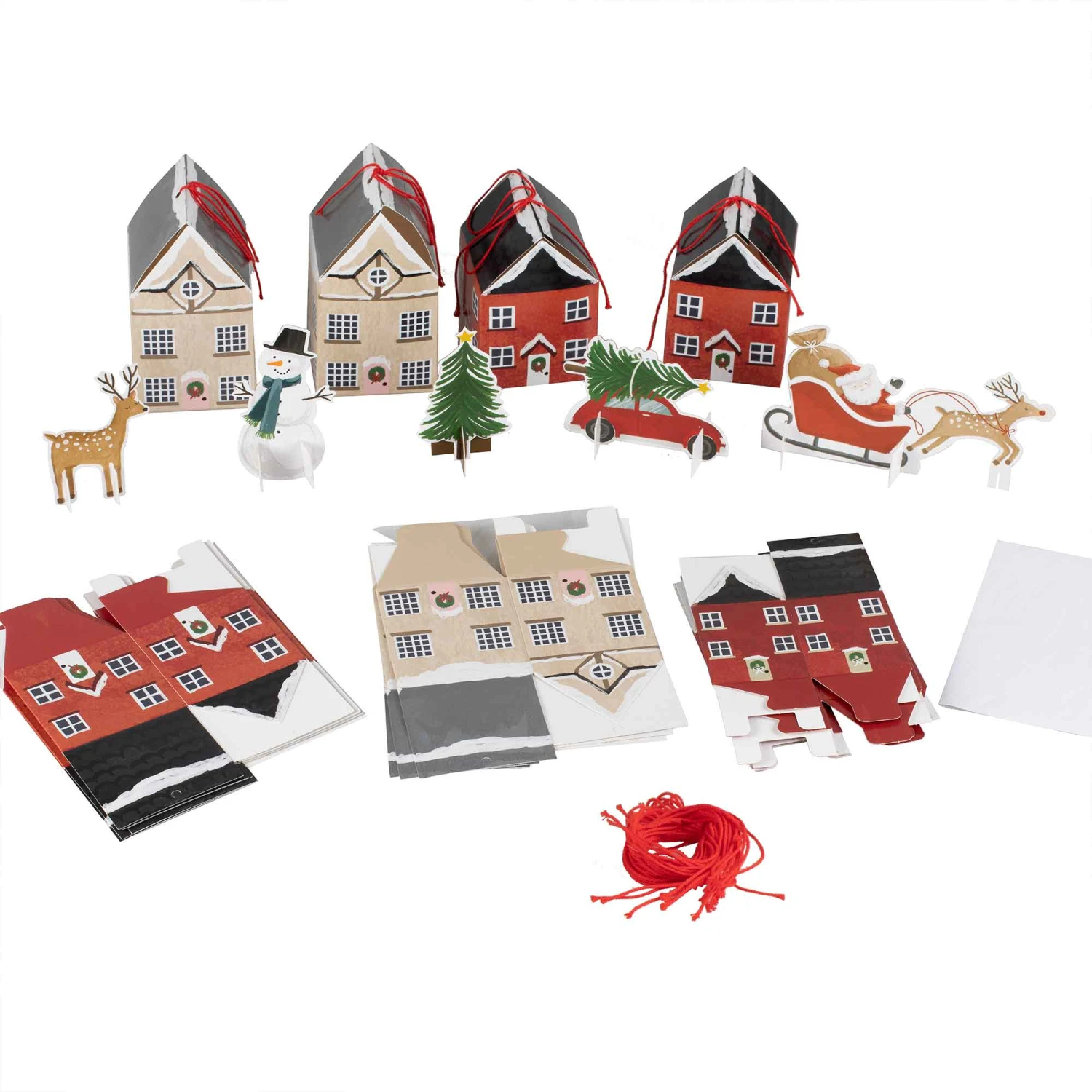 AMSCAN Merry Little Christmas Advent Calendar Boxes 3 AMSCAN Merry Little Christmas Advent Calendar Boxes