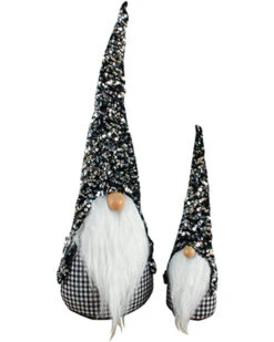 Christmas Fabric Gnome Standing 57cm