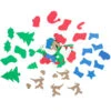 Christmas Foam Shapes Pack Of 300 -PARTY SUPPLIES SHOP christmas foam shapes pack of 300 cwzfgsx300mu 1