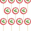 AMSCAN Christmas Holly Party Picks Pack Of 36 -PARTY SUPPLIES SHOP christmas holly party picks pack of 36 400051