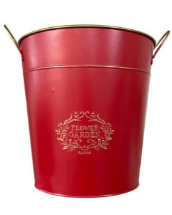 Christmas Iron Plant Pot 25cm