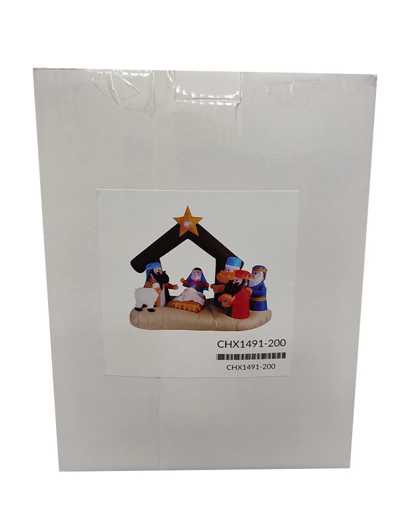 Christmas Nativity Scene Lawn Inflatable 1.6m 7 Christmas Nativity Scene Lawn Inflatable 1.6m - Image 5