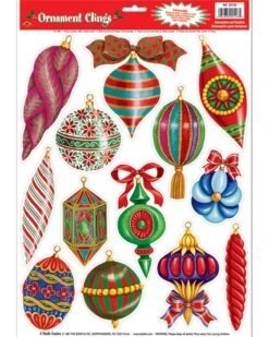 Christmas Ornament Wall Clings