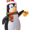 Christmas Penguin Lawn Inflatable 1.5m