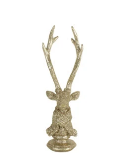 Christmas Resin Reindeer Head 25cm