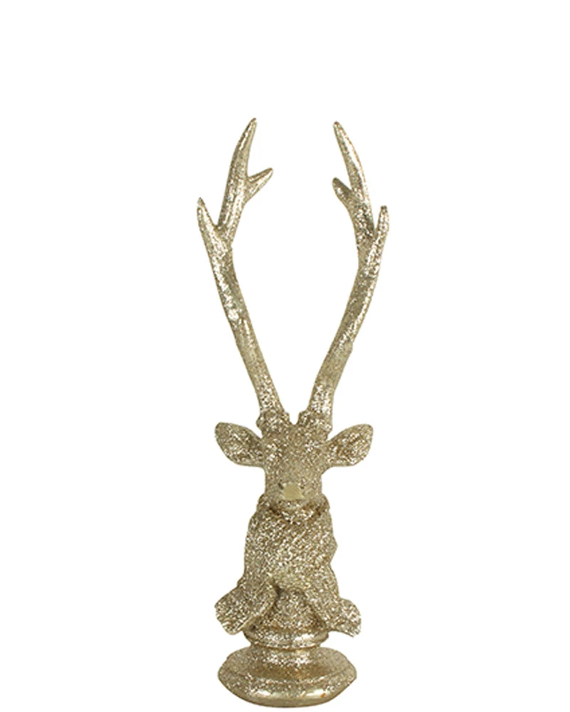 Christmas Resin Reindeer Head 25cm 3 Christmas Resin Reindeer Head 25cm