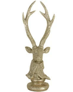 Christmas Resin Reindeer Head 32cm