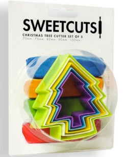 Christmas Tree Cookie Cutters Pack Of 5