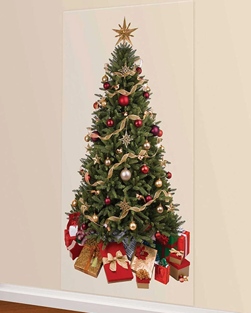 AMSCAN Christmas Tree Scene Setters Add On Wall Decoration 3 AMSCAN Christmas Tree Scene Setters Add On Wall Decoration