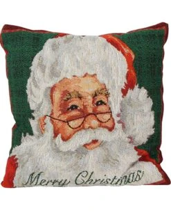 Christmas Vintage Santa Design LED Cushion 45cm
