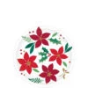 AMSCAN Christmas Wishes Round Paper Lunch Plates Pack Of 8 -PARTY SUPPLIES SHOP christmas wishes round paper lunch plates pack of 8 542189