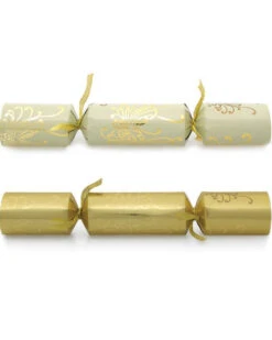 Chrysanthemum Gold Christmas Crackers Pack Of 50