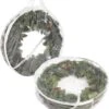 Clear Christmas Wreath Storage Container Pack Of 2