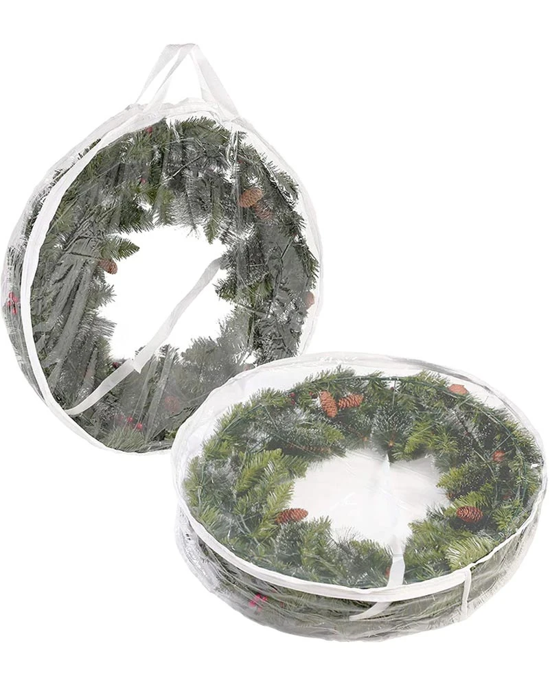Clear Christmas Wreath Storage Container Pack Of 2 3 Clear Christmas Wreath Storage Container Pack Of 2