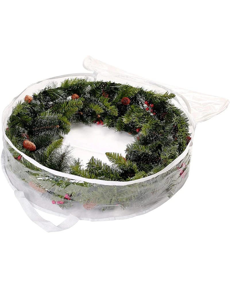 Clear Christmas Wreath Storage Container Pack Of 2 5 Clear Christmas Wreath Storage Container Pack Of 2 - Image 3