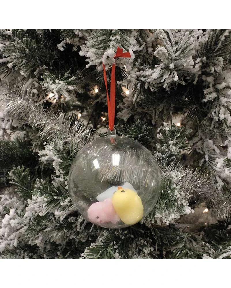 Clear Plastic Fillable Christmas Ball Ornaments Pack Of 15 5 Clear Plastic Fillable Christmas Ball Ornaments Pack Of 15 - Image 3