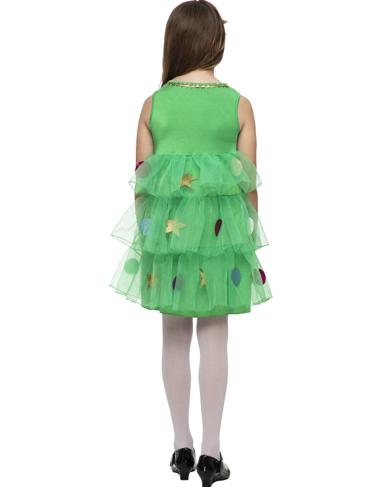 Pretty Christmas Tree Girls Costume 5 Pretty Christmas Tree Girls Costume - Image 3