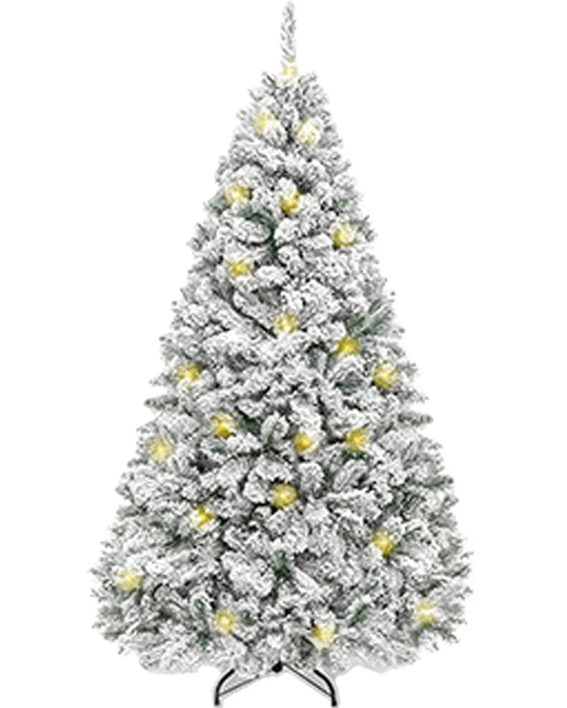 Deluxe Prelit Snowy Christmas Tree 1.8m 3 Deluxe Prelit Snowy Christmas Tree 1.8m