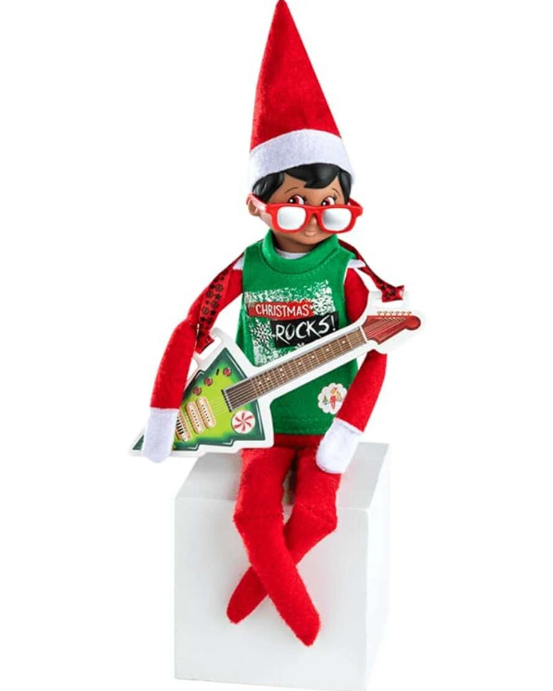 Elf On The Shelf Claus Couture Christmas Rocker Outfit 4 Elf On The Shelf Claus Couture Christmas Rocker Outfit - Image 2