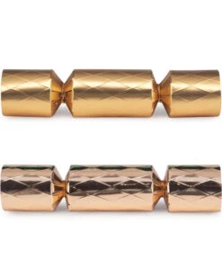 Gold Diamond Mini Christmas Crackers Pack Of 8