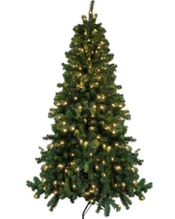 Green Deluxe Prelit Christmas Tree 1.8m