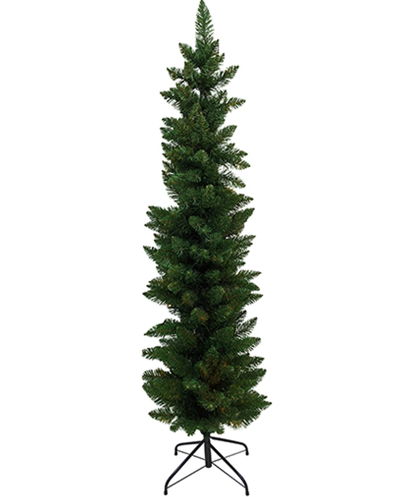 Green Deluxe Scandi Skinny Christmas Tree 1.8m 3 Green Deluxe Scandi Skinny Christmas Tree 1.8m