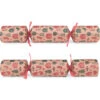 Kraft Red And Green Skandi Christmas Crackers Pack Of 12