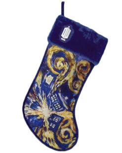 Doctor Who Tardis Starry Night Christmas Stocking