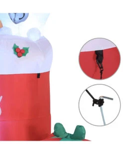 Large Christmas Socks Lawn Inflatable 1.8m -PARTY SUPPLIES SHOP large christams socks lawn inflatable 1.8m 6