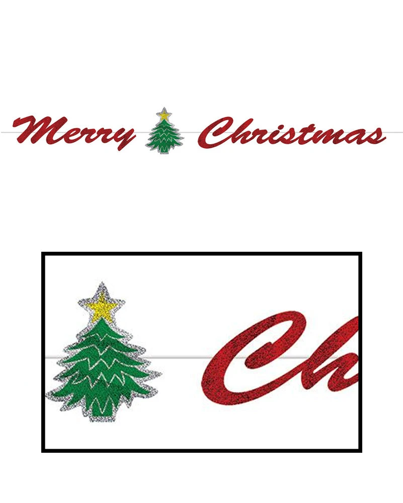Merry Christmas Banner 1.8m 3 Merry Christmas Banner 1.8m