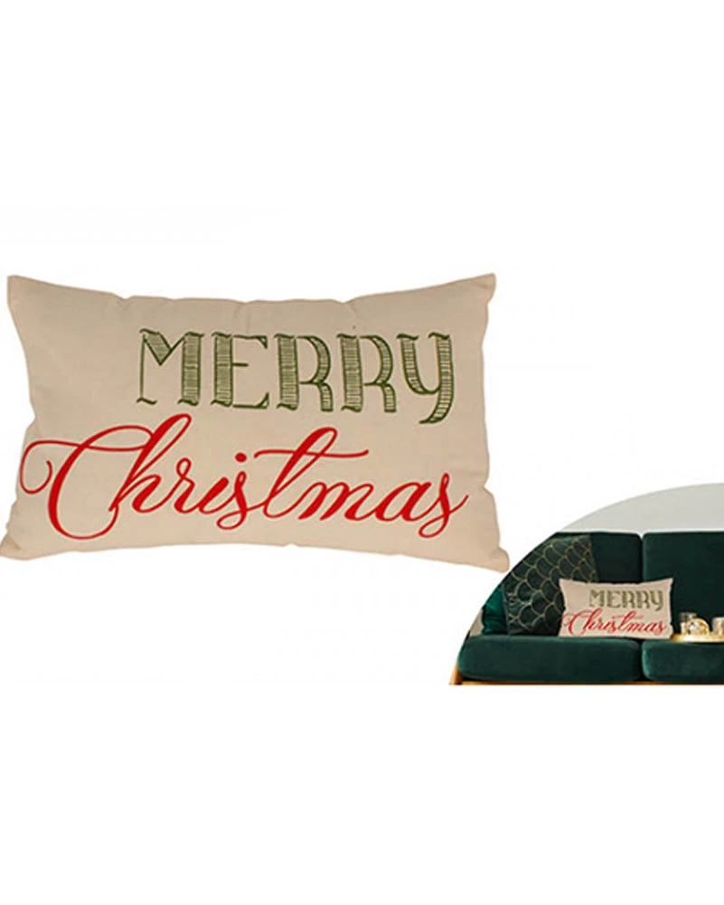 Merry Christmas Cushion 50cm 4 Merry Christmas Cushion 50cm - Image 2