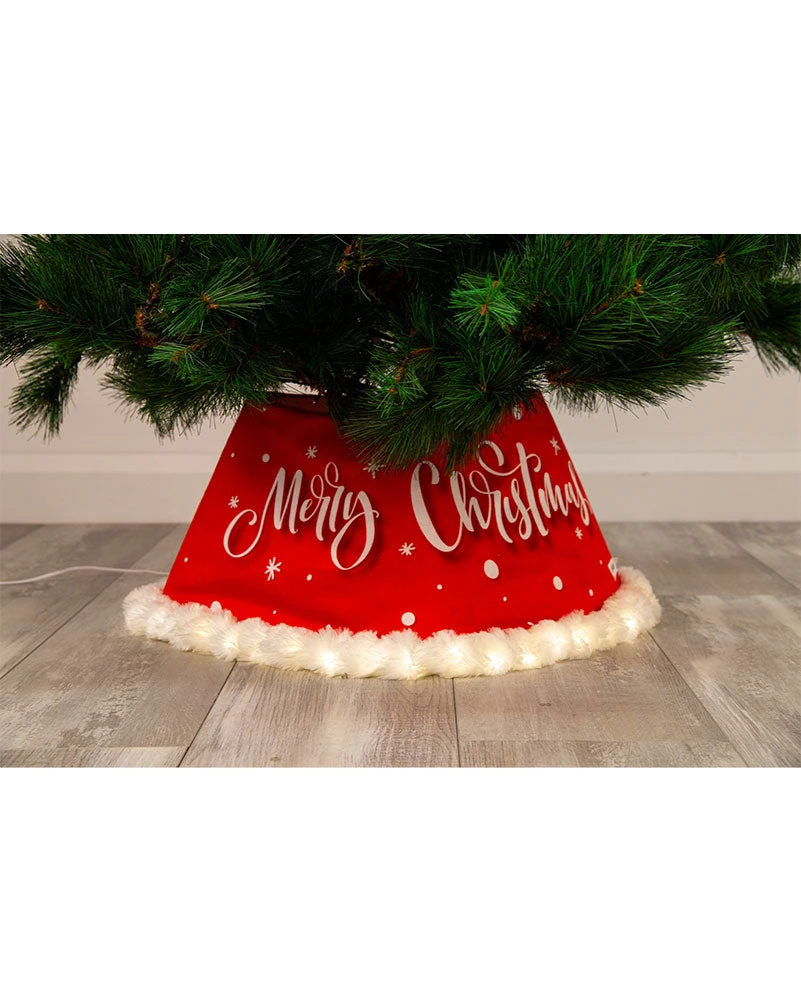 Merry Christmas USB Light Up Tree Base 3 Merry Christmas USB Light Up Tree Base